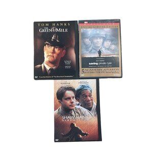 Lot Of 3 DVDs Classics 1990s Shawshank Green Mile Saving Private Ryan Tom Hanks